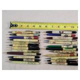 24- Celluloid Advertising Mechanical Pencils