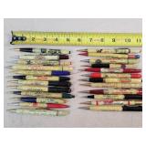 24- Celluloid Advertising Mechanical Pencils