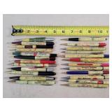 24- Celluloid Advertising Mechanical Pencils