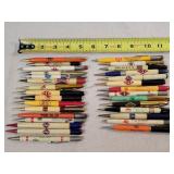 30- Vintage Oil Advertising Mechanical Pencils