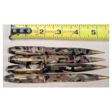 4- 14K Tipped Weaver Fountain Pens / Pencils
