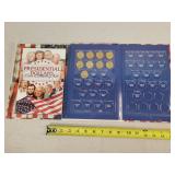 9- $1 US Presidential Coins & Kit