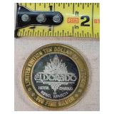 Eldorado $10 Gaming Token .999 Fine Silver
