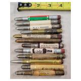 12- Tin Advertising Bullet Pencils