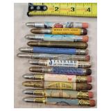 12- Tin Advertising Bullet Pencils