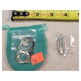 2- Sterling Knecklaces & 925 Bullet Pendant