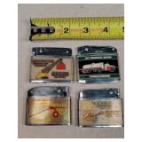 4- Vintage Advertising Lighters