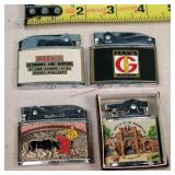 4- Vintage Advertising Lighters