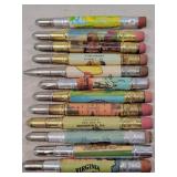 12- Tin Advertising Bullet Pencils
