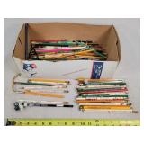 Many Vintage Advertising Pencils