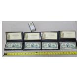 4- US $2  Notes in Sleeves