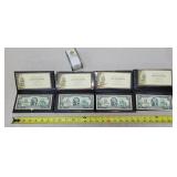 4- US $2  Notes in Sleeves