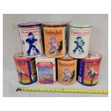 7- Cracker Jack Tins