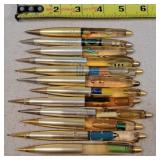 12- Vintage Floating Action Mechanical Pencils