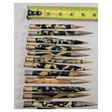 12- Vintage Celluloid Mechanical Pencils