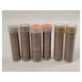 6- Tubes of Wheat Cents