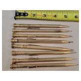 8- Gold Plated or Gold Filled Mechanical Pencils