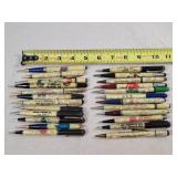 24- Celluloid Advertising Mechanical Pencils