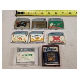 8- Vintage Advertising Lighters - Miller, Camel,