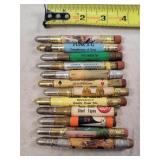 12- Tin Advertising Bullet Pencils