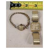 Vintage Swiss & Elgin Wrist Watches - As Is