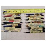 24- Celluloid Advertising Mechanical Pencils