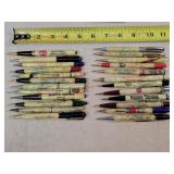 24- Celluloid Advertising Mechanical Pencils