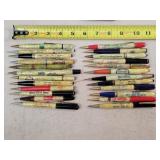24- Celluloid Advertising Mechanical Pencils