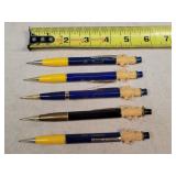 5- Vintage Peanut Adv. Mechanical Pencils
