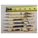 6- Vintage Train Mechanical Pencils