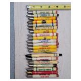 20 Advertising Bullet Pencils