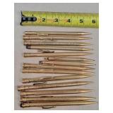 14- Rolled Gold Mechanical Pencils