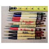 10- Vintage BEER Advertising Mechanical Pencils