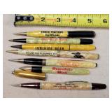 7- Vintage BEER Advertising Mechanical Pencils