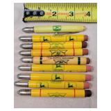 9- John Deere Bullet Pencils