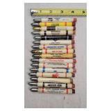 16 Advertising Bullet Pencils