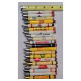20 Advertising Bullet Pencils