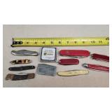10- Pocket Knives & Adv. Tape Measure