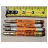 4- Tin Allis Chalmers Bullet Pencils