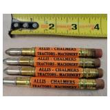 4- Tin Allis Chalmers Bullet Pencils