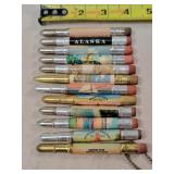12- Tin Advertising Bullet Pencils