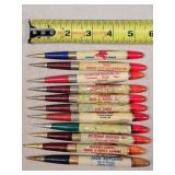 11- Vintage Advertising Mechanical Pencils