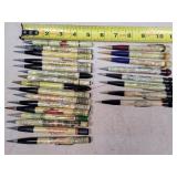 24- Vintage Advertising Mechanical Pencils