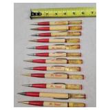 12- Vintage Peanut Floater Mechanical Pencils