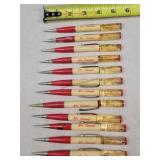 12- Vintage Peanut Floater Mechanical Pencils