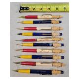 10- Vintage Peanut Adv. Mechanical Pencils