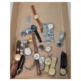 Box of Wrist Watches (some not complete)