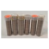 6- Tubes of Wheat Cents