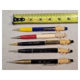 5- Vintage Peanut Adv. Mechanical Pencils