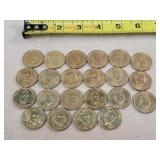 22- US President $1 Coins